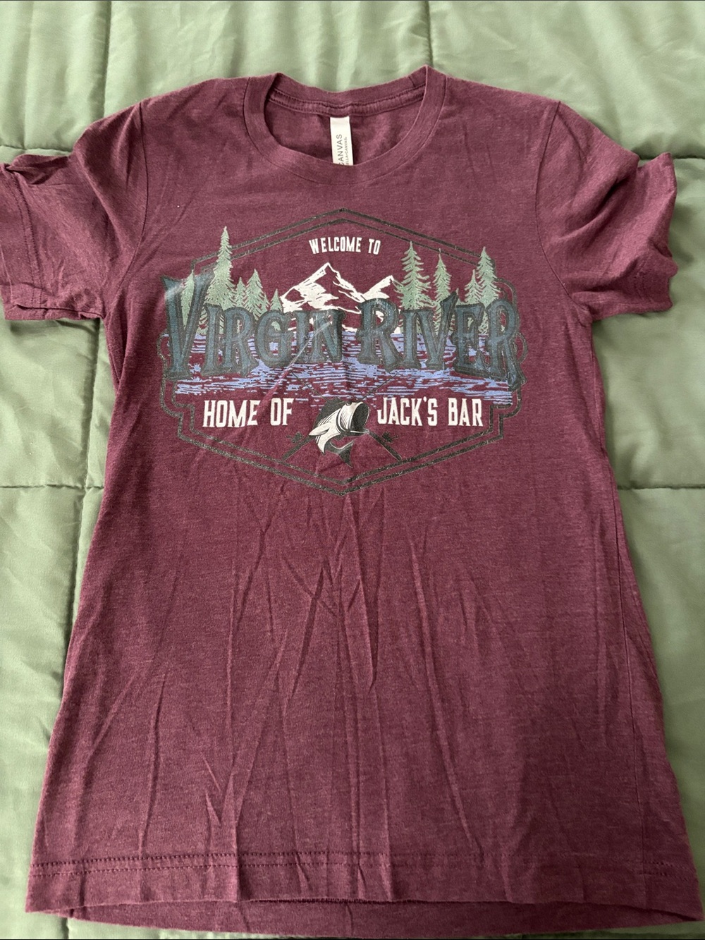 Virgin River Maroon Graphic Tee